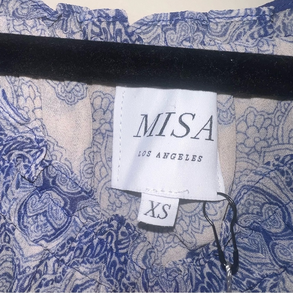 MISA Los Angeles x REVOLVE Isella Dress in Majorelle Mixed Tile Size XS - Picture 15 of 16